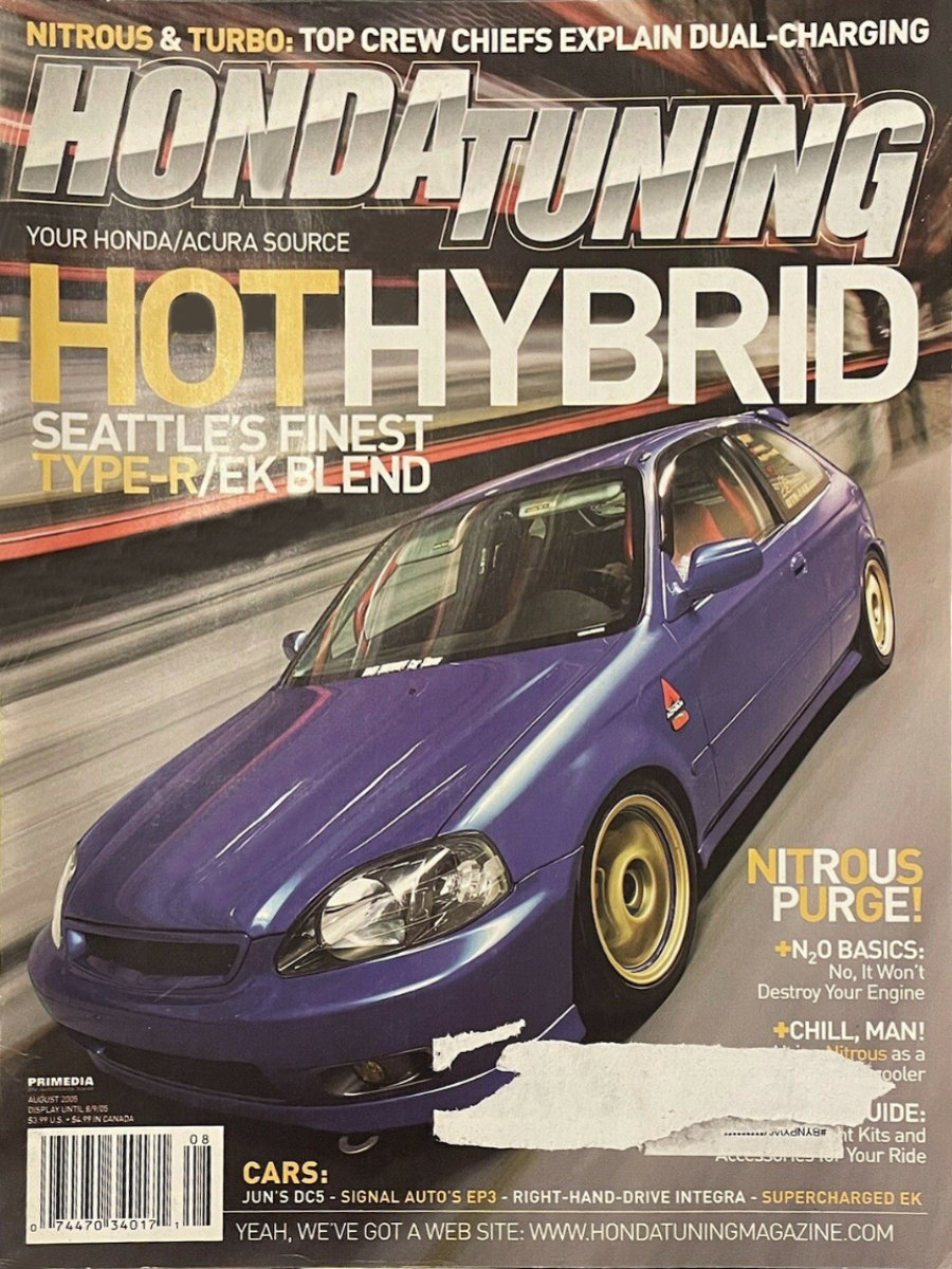 Honda Tuning Aug August 2005