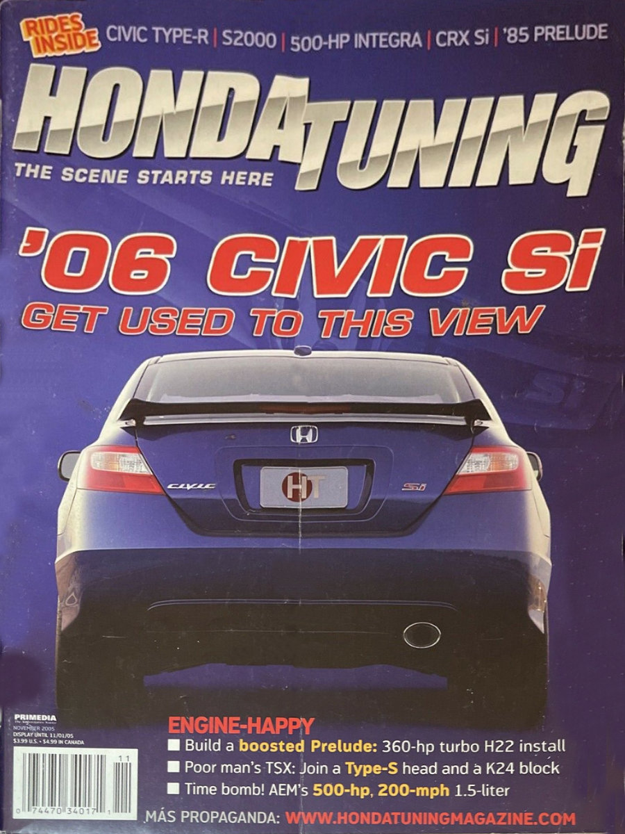Honda Tuning Nov November 2005