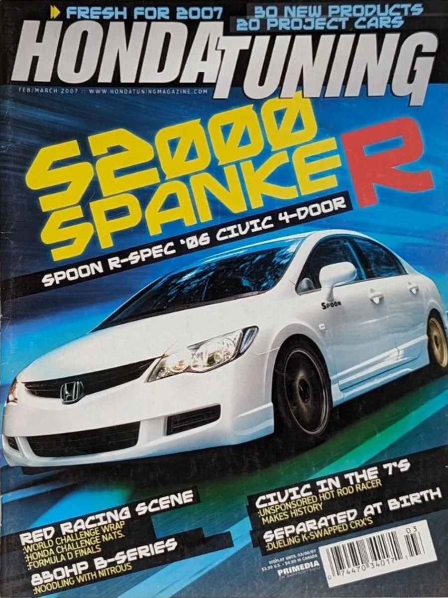 Honda Tuning Feb February Mar March 2007