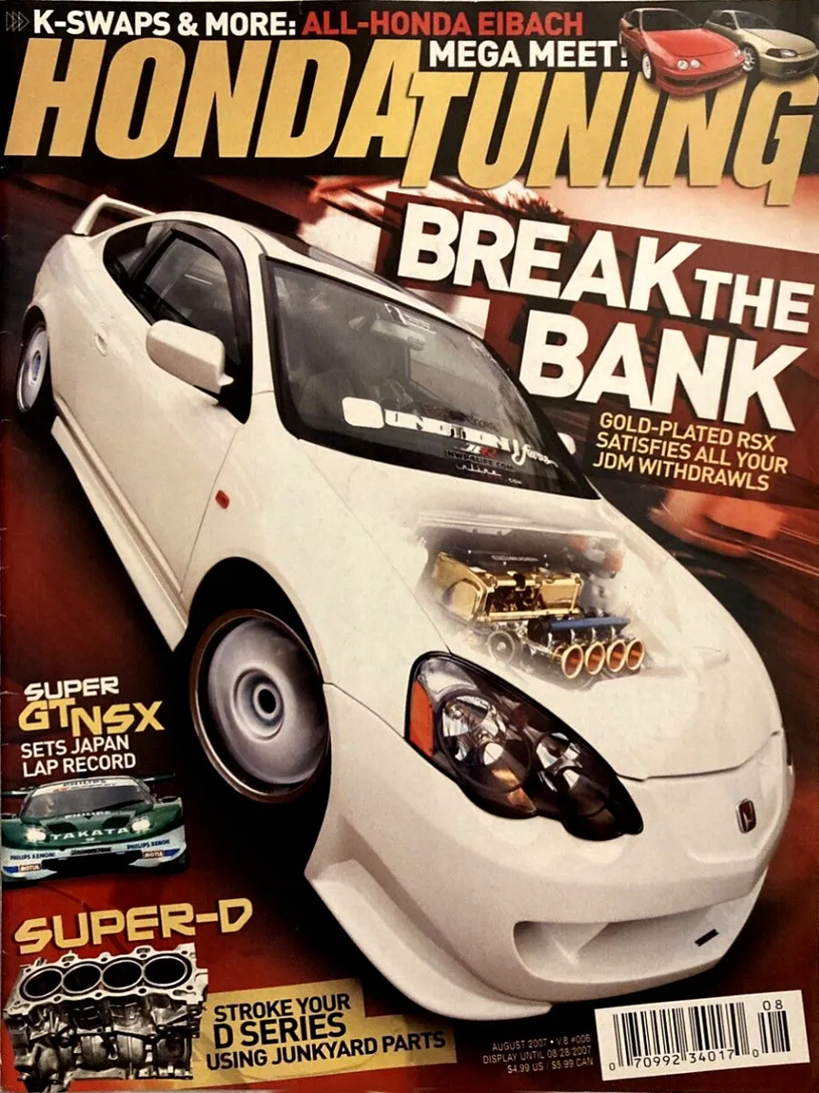 Honda Tuning Aug August 2007