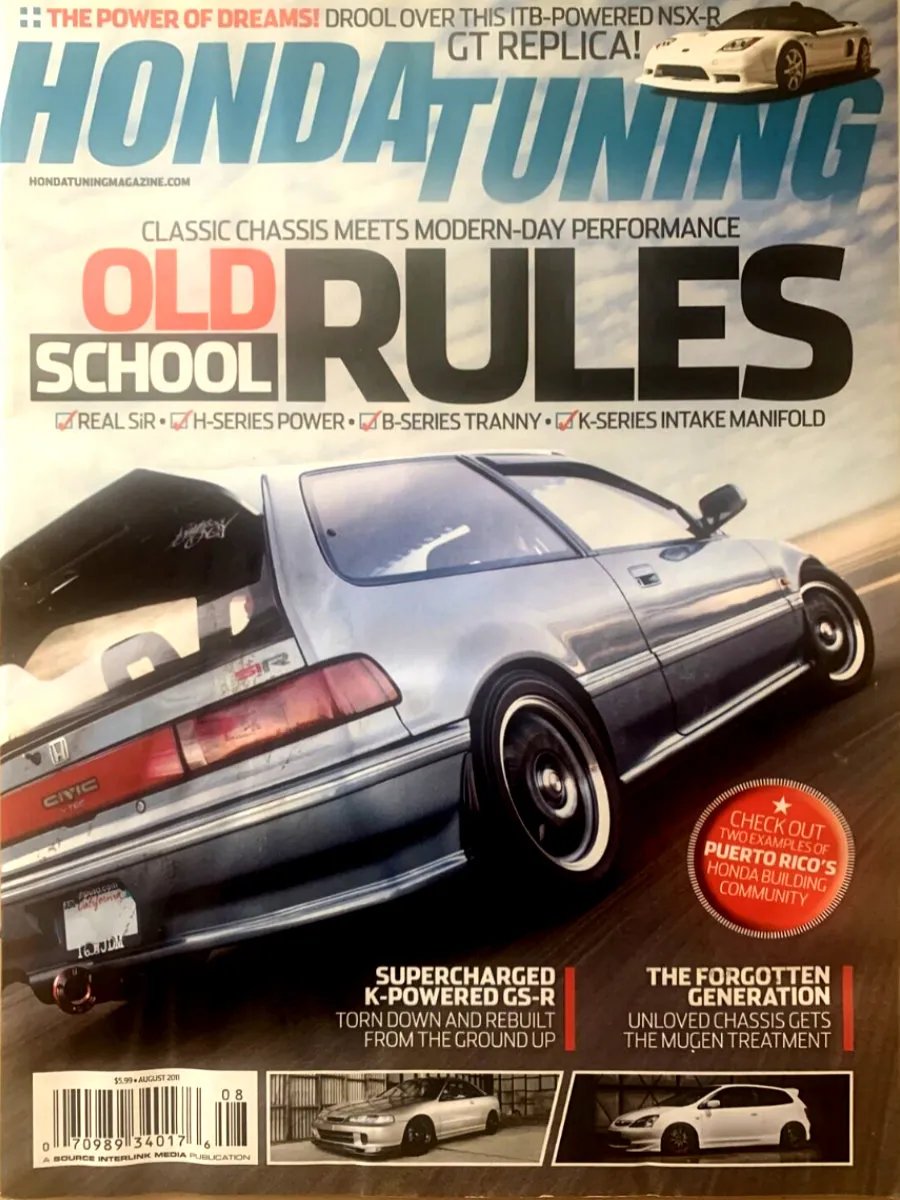 Honda Tuning Aug August 2011