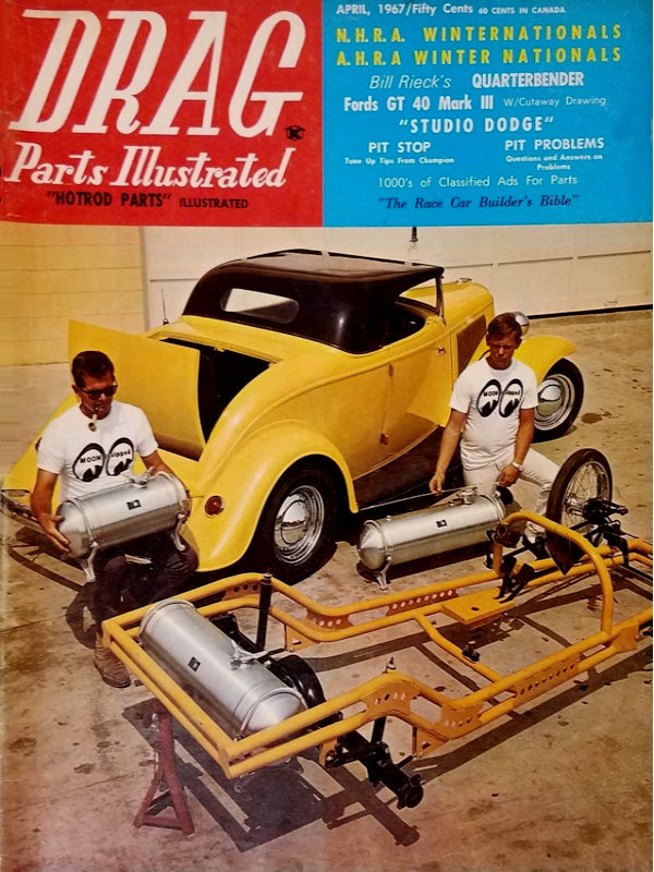 Drag Parts Illustrated Apr April 1967 