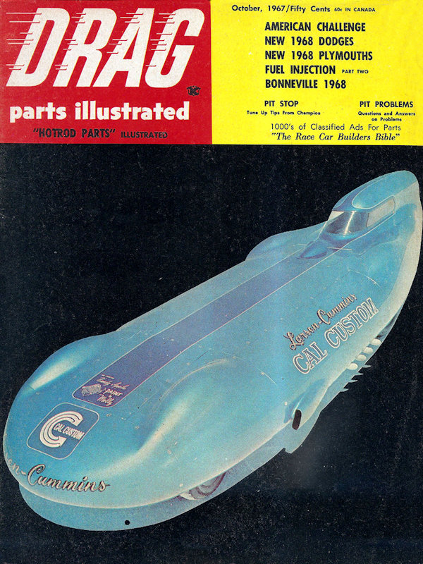 Drag Parts Illustrated Oct October 1967 