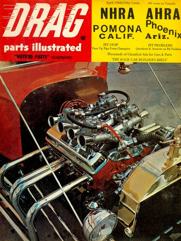 Drag Parts Illustrated Apr April 1968 