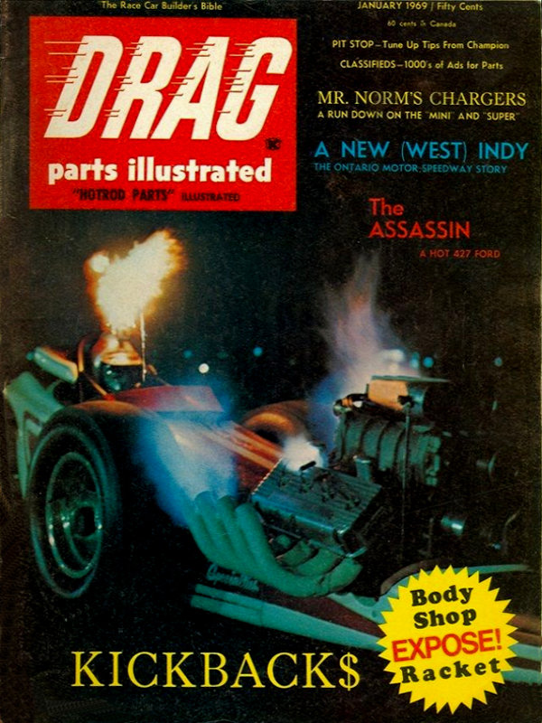 Drag Parts Illustrated Jan January 1969 