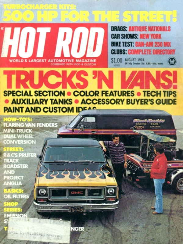 Hot Rod Aug August 1974 