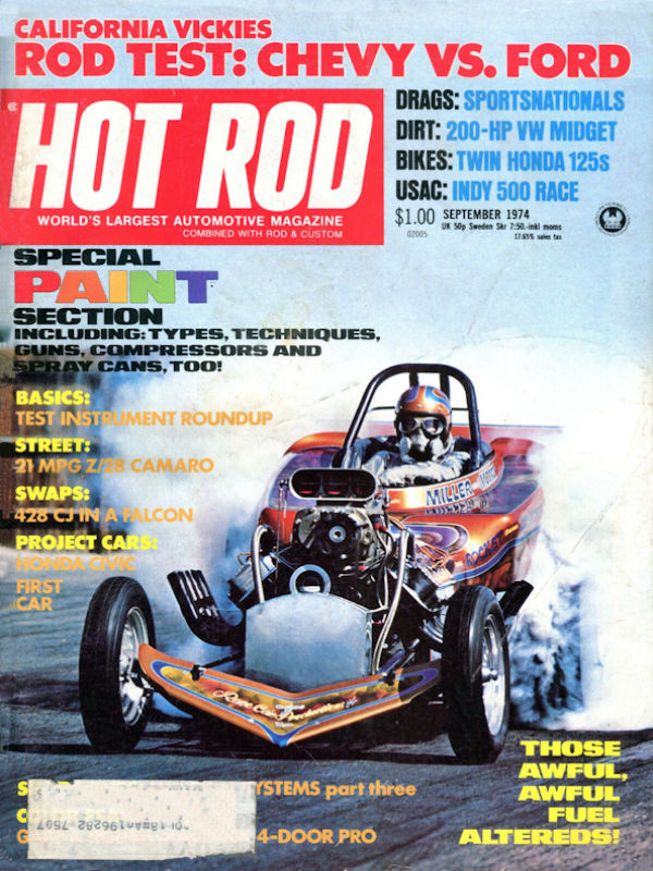 Hot Rod Sept September 1974