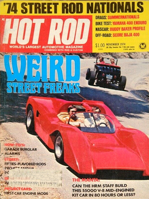 Hot Rod Nov November 1974 