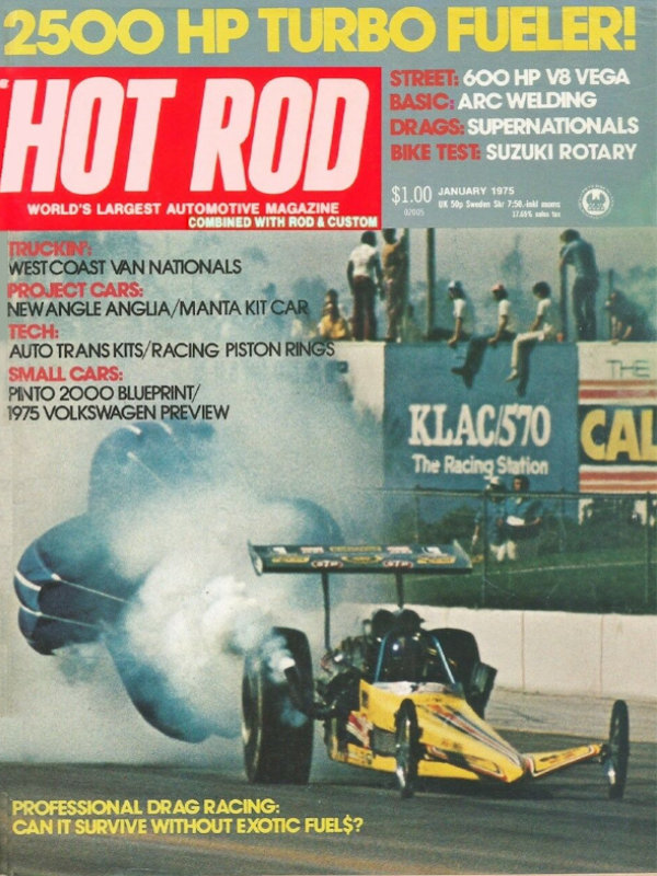 Hot Rod Jan January 1975 