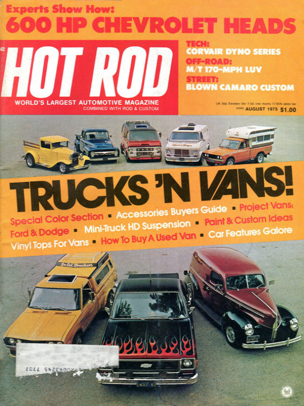 Hot Rod Aug August 1975 