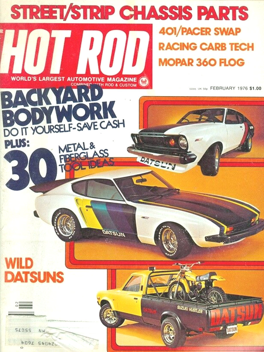 Hot Rod Feb February 1976 