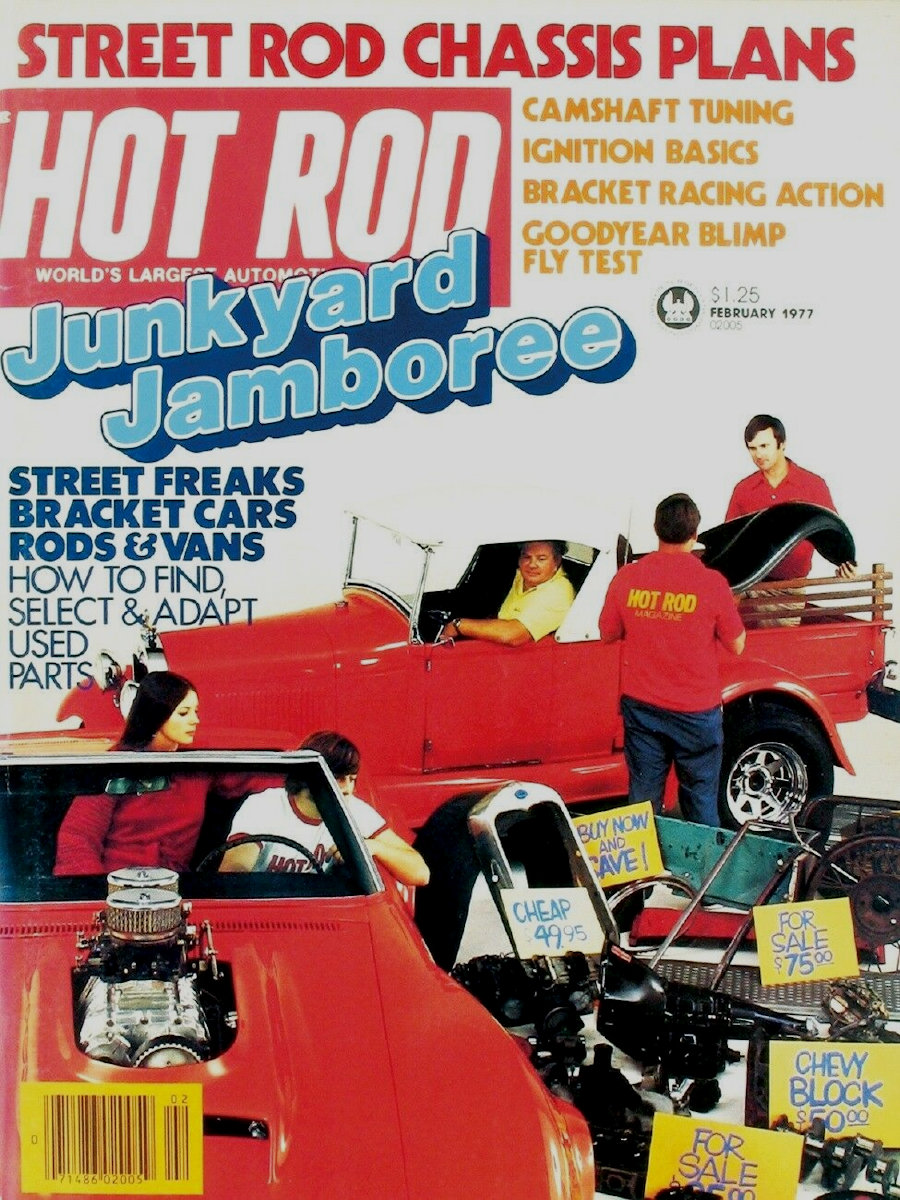 Hot Rod Feb February 1977 