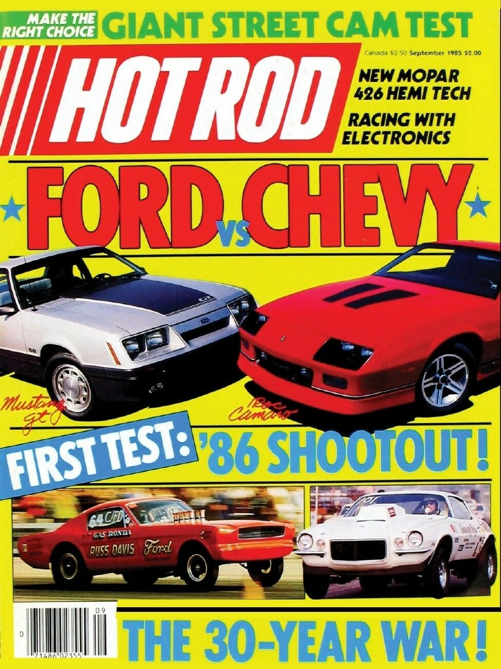 Hot Rod Sept September 1985