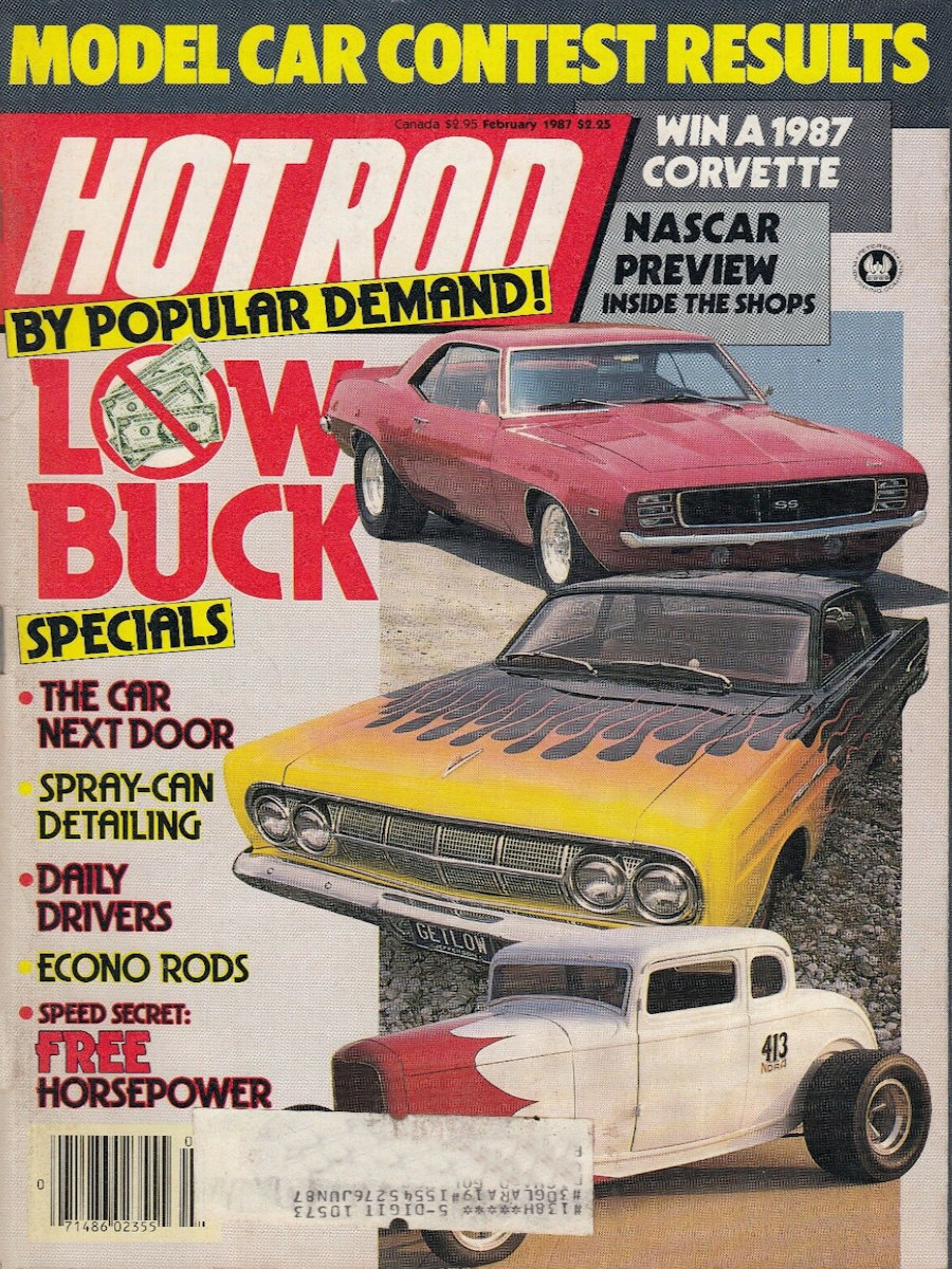 Hot Rod Feb February 1987 
