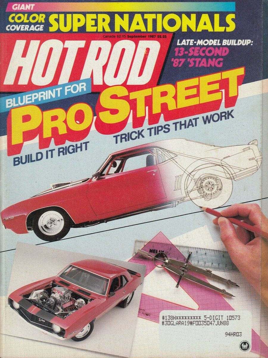 Hot Rod Sept September 1987