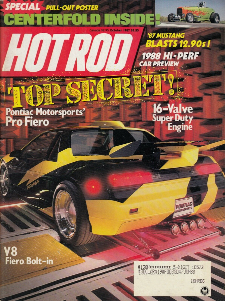 Hot Rod Oct October 1987 