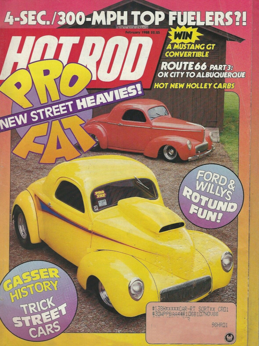 Hot Rod Feb February 1988 