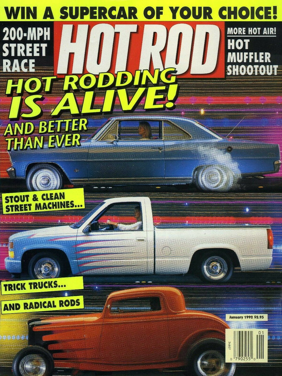 Hot Rod Jan January 1992 