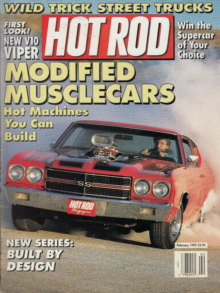 Hot Rod Feb February 1992 