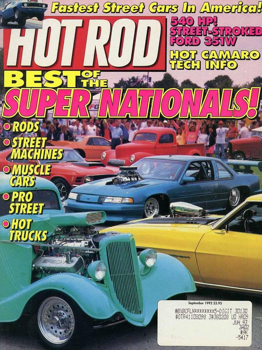 Hot Rod Sept September 1992