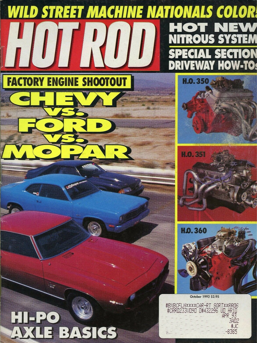 Hot Rod Oct October 1992 