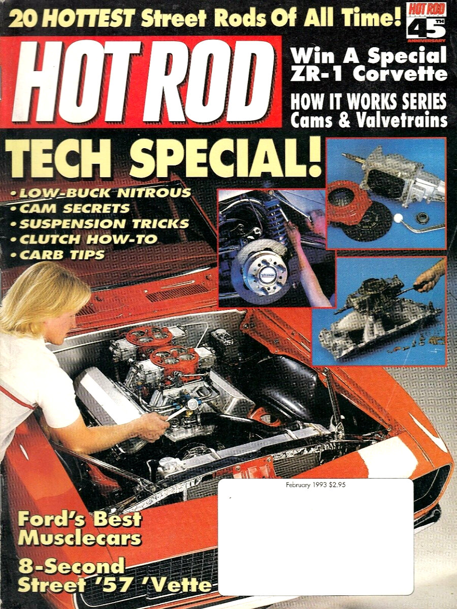 Hot Rod Feb February 1993 