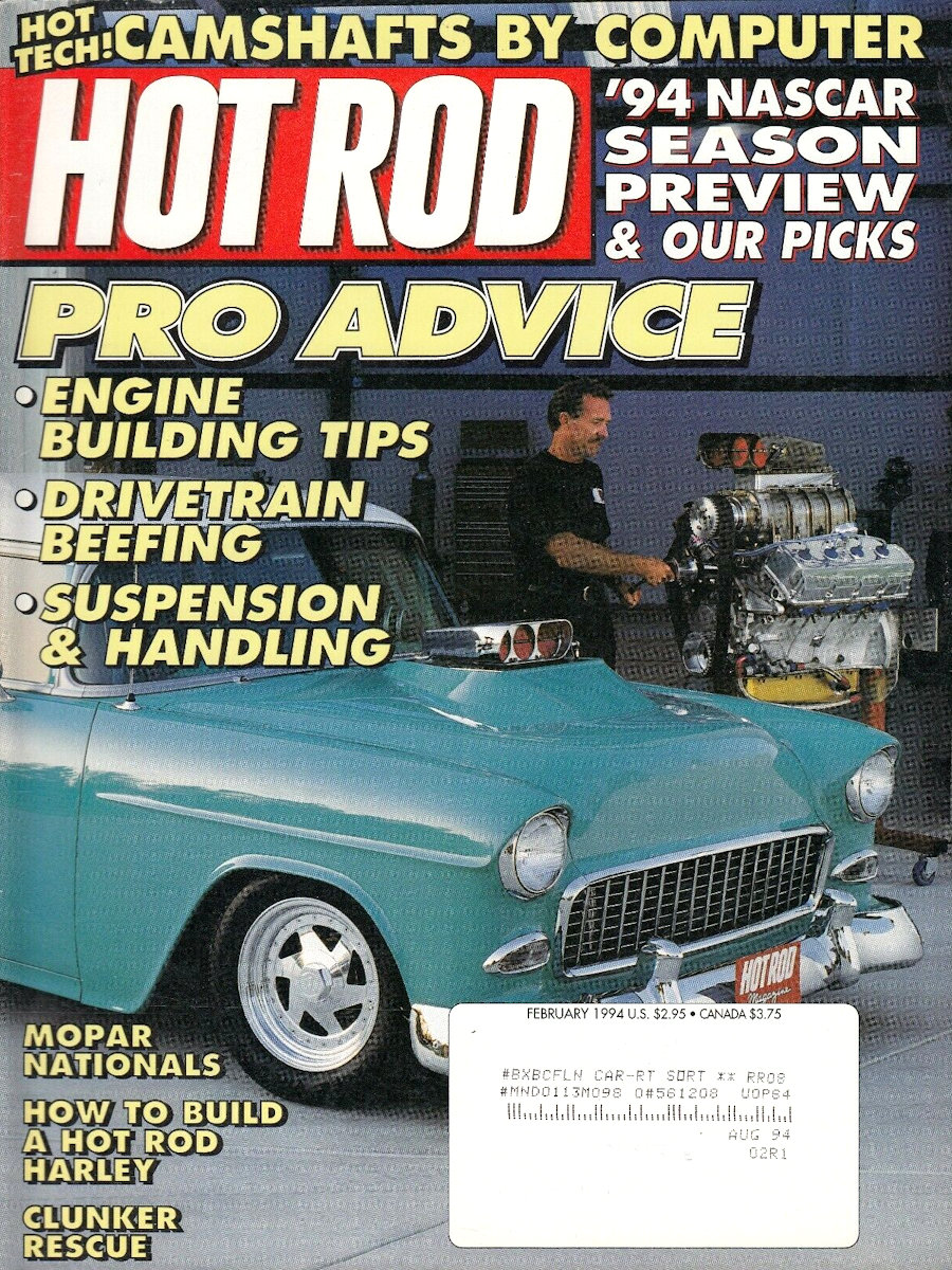 Hot Rod Feb February 1994 
