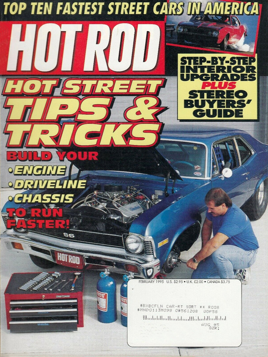 Hot Rod Feb February 1995 