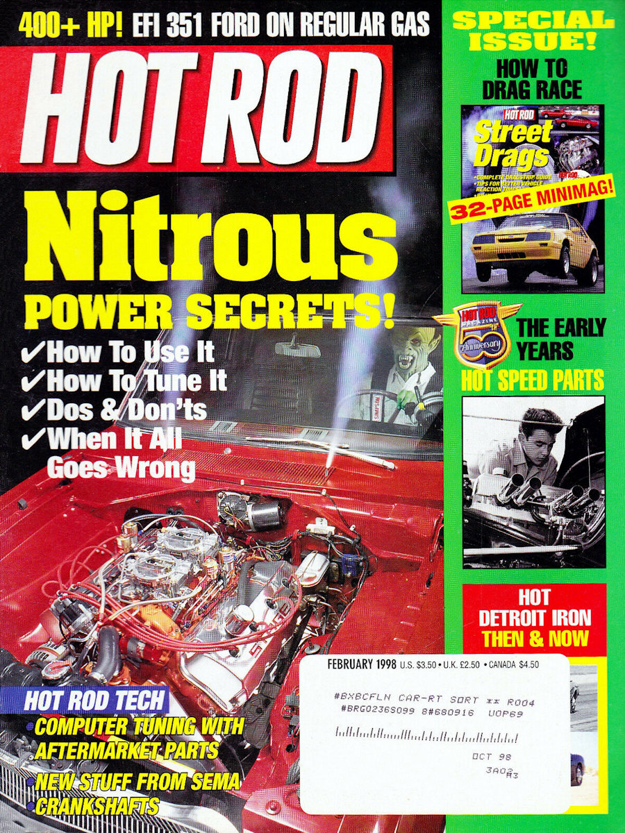 Hot Rod Feb February 1998