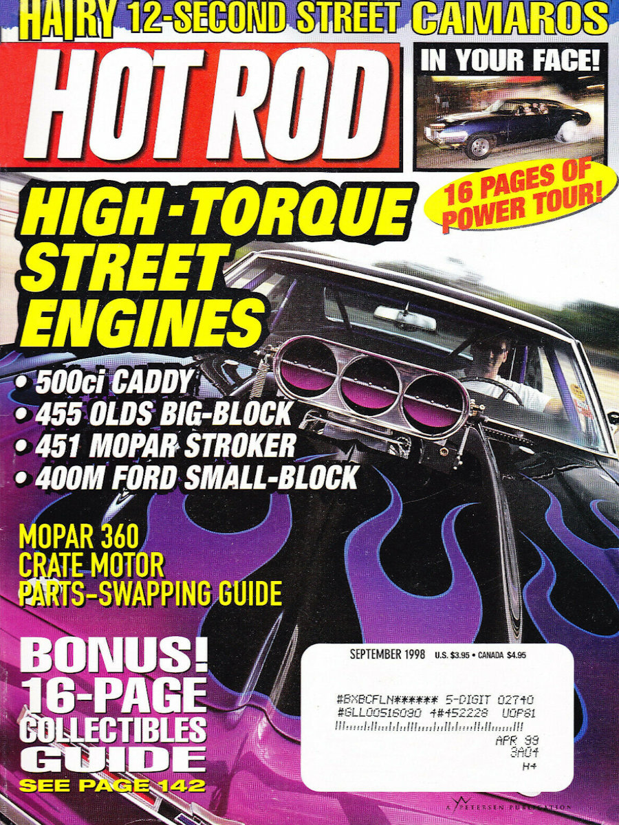 Hot Rod Sept September 1998