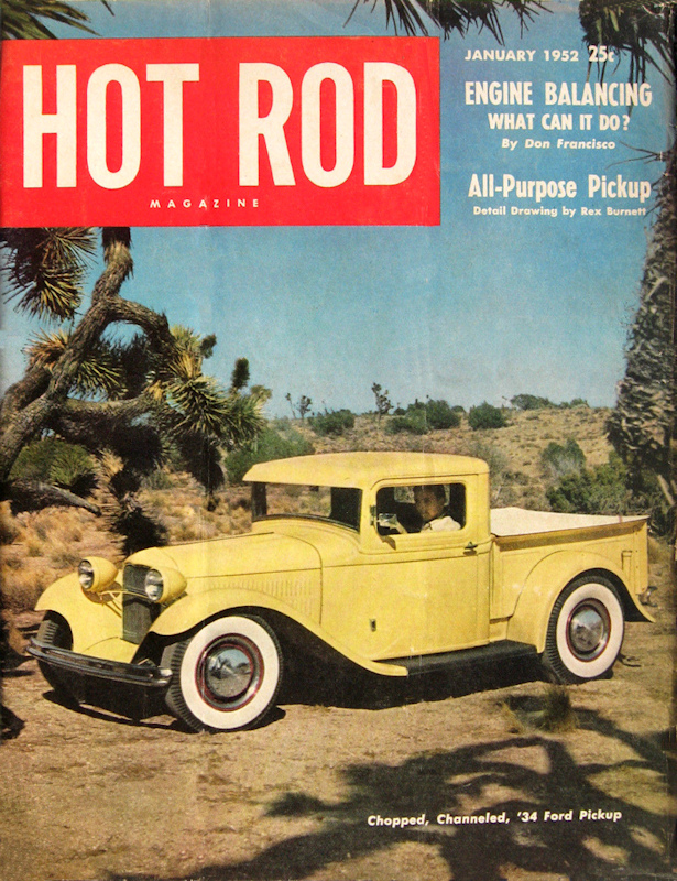 Hot Rod Jan January 1952 