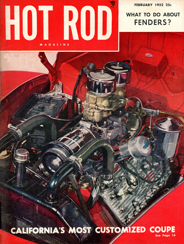 Hot Rod Feb February 1952 