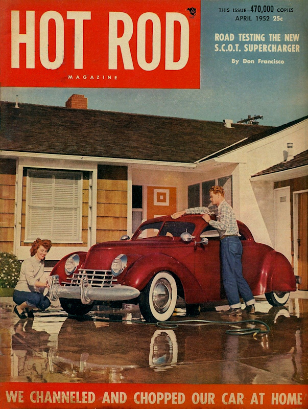 Hot Rod Apr April 1952 