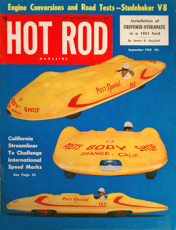 Hot Rod Sept September 1952