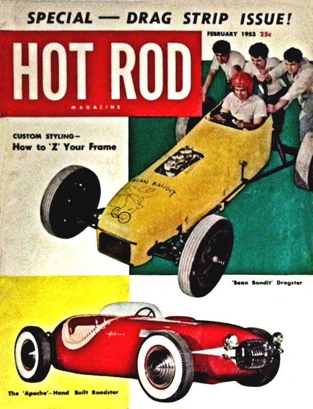 Hot Rod Feb February 1953 
