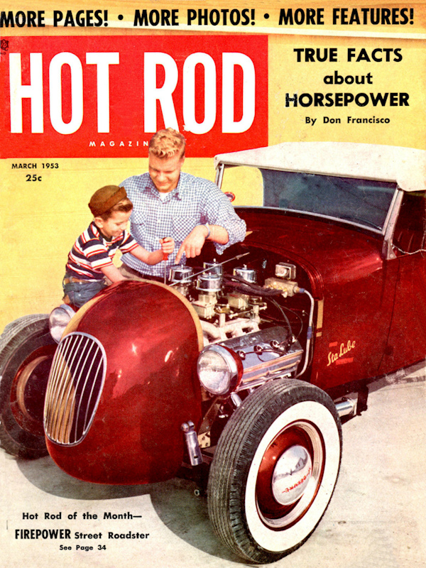 Hot Rod Mar March 1953 