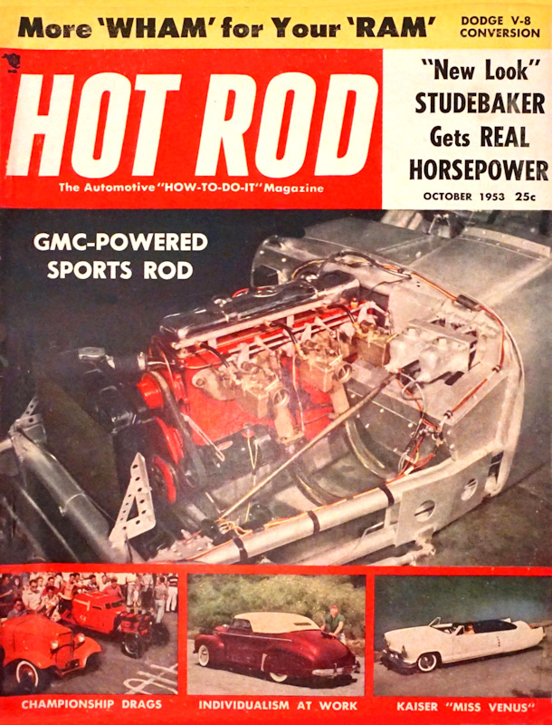 Hot Rod Oct October 1953 