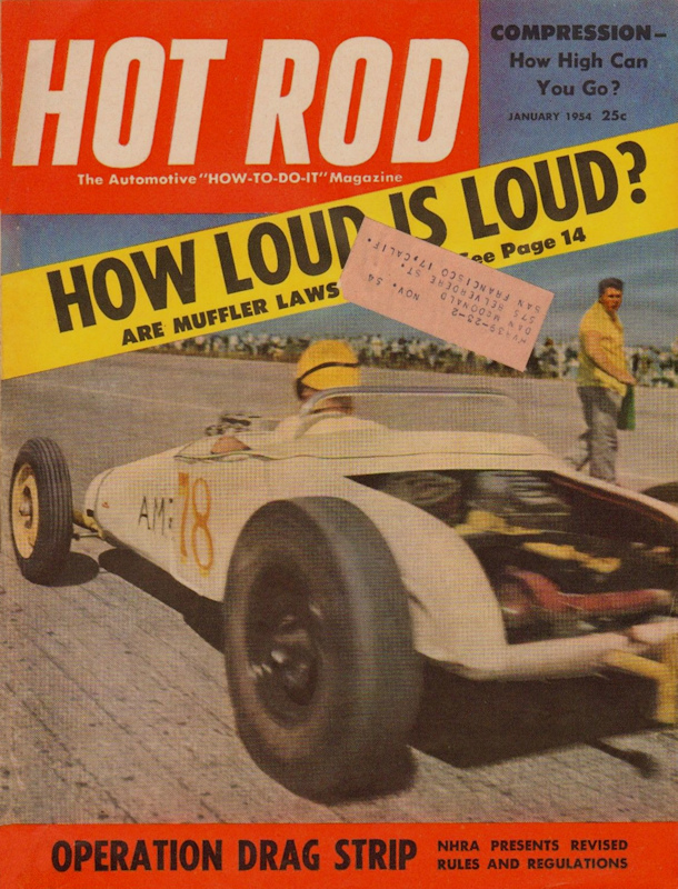 Hot Rod Jan January 1954 
