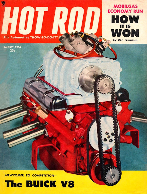 Hot Rod Aug August 1954 