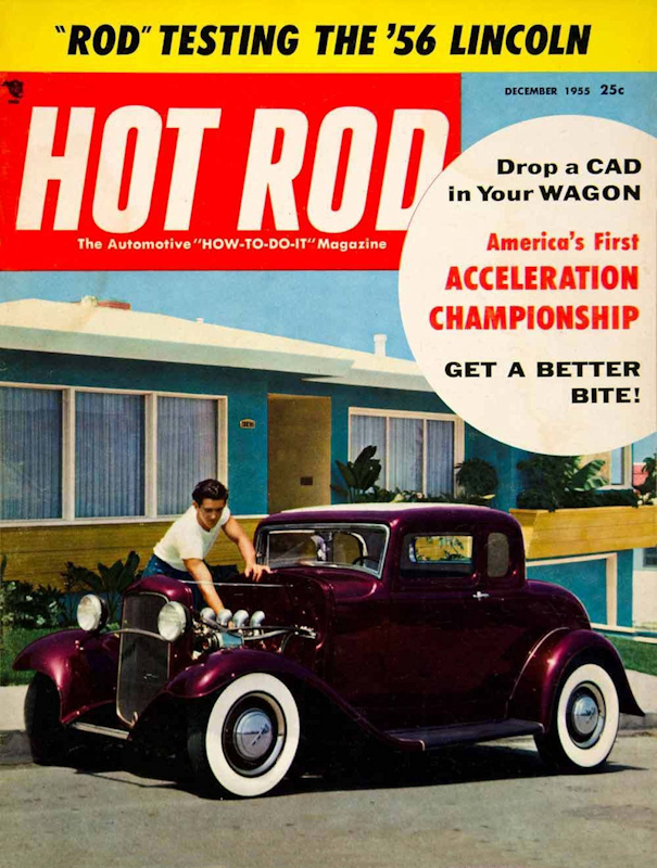 Hot Rod Dec December 1955 