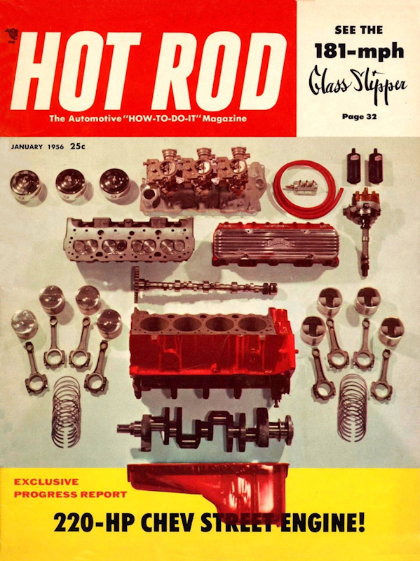 Hot Rod Jan January 1956 