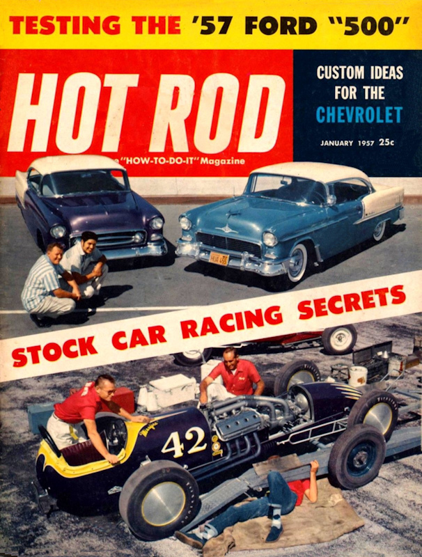 Hot Rod Jan January 1957 