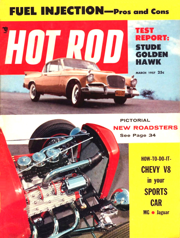 Hot Rod Mar March 1957 