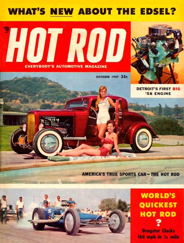 Hot Rod Oct October 1957 