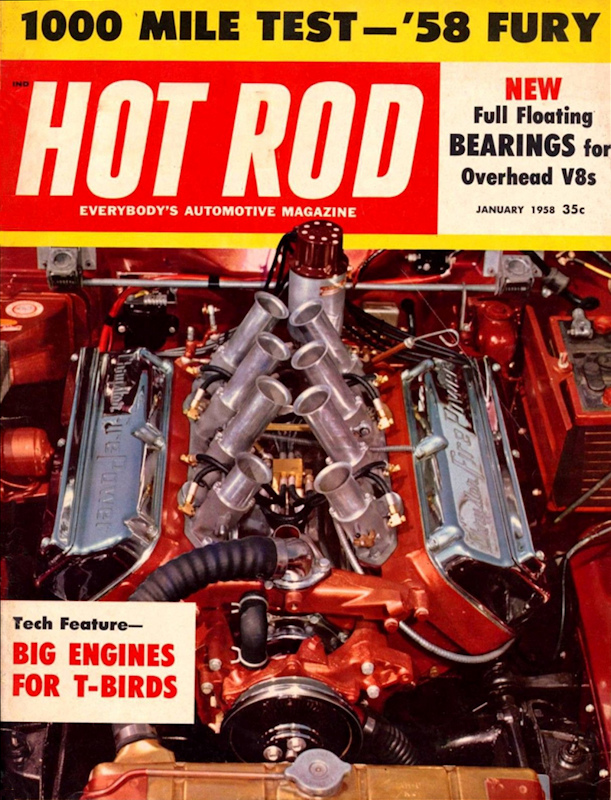 Hot Rod Jan January 1958 
