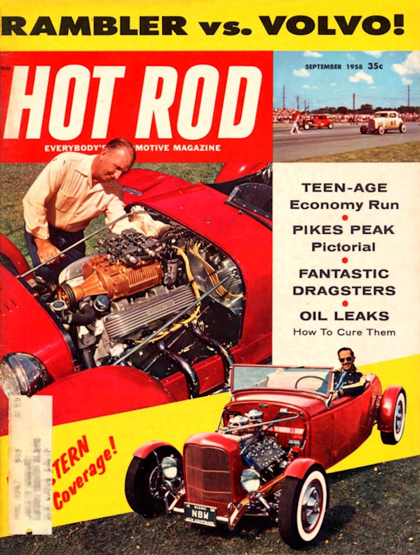 Hot Rod Sept September 1958