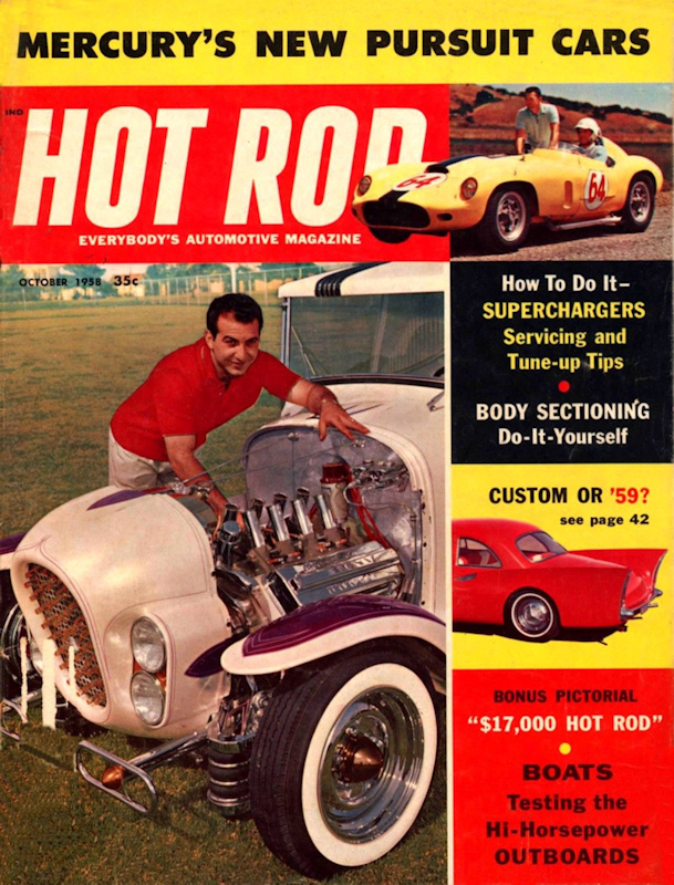 Hot Rod Oct October 1958 