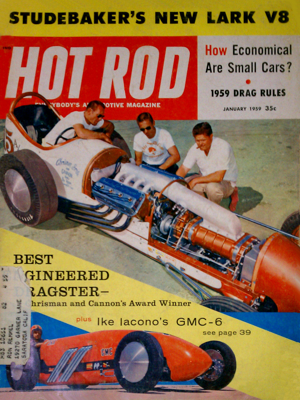 Hot Rod Jan January 1959 