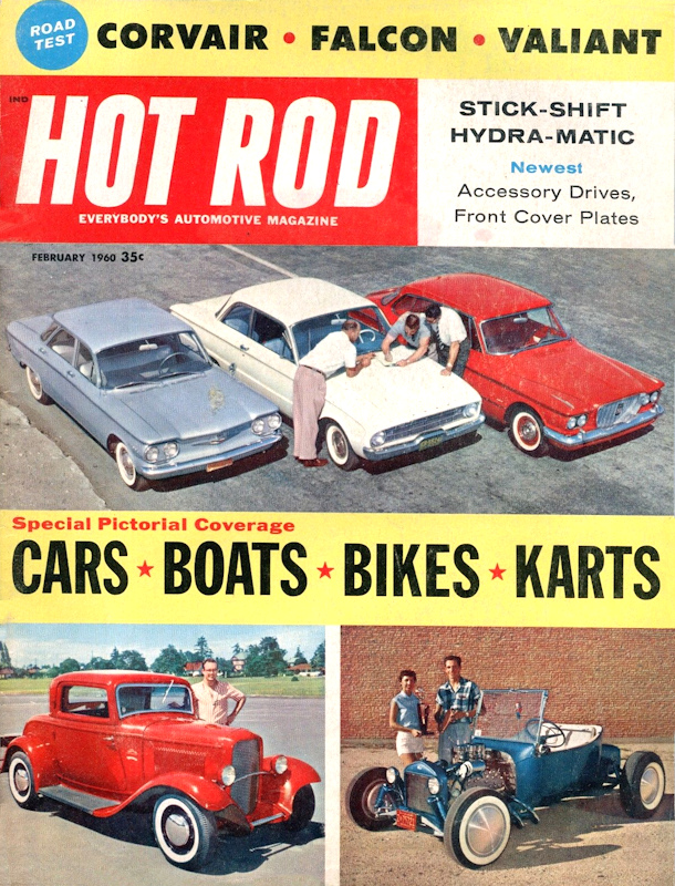 Hot Rod Feb February 1960 
