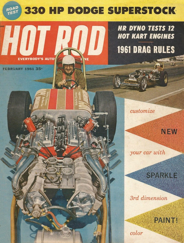 Hot Rod Feb February 1961 